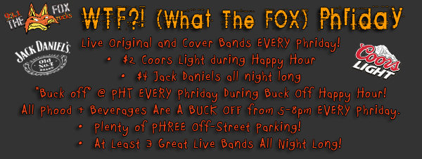 Phriday Nights Rock @ The Hill!